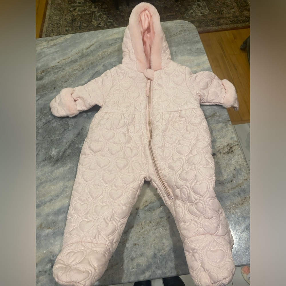 Gently Used Baby Girl Snowsuit Coat